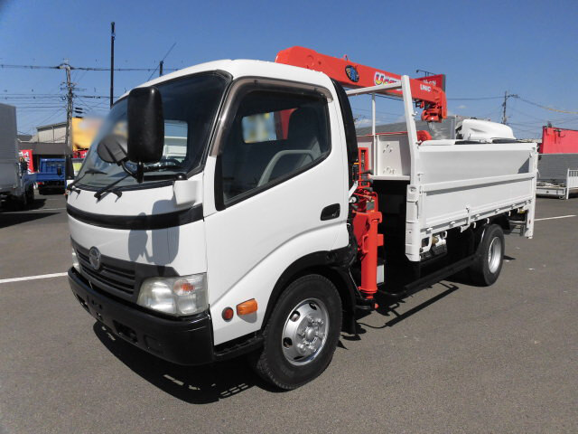 日野 デュトロ 小型 クレーン付 ワイドロング