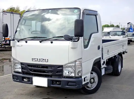 いすゞ エルフ 小型 平ボディ 10尺 TPG-NJR85A の中古トラック