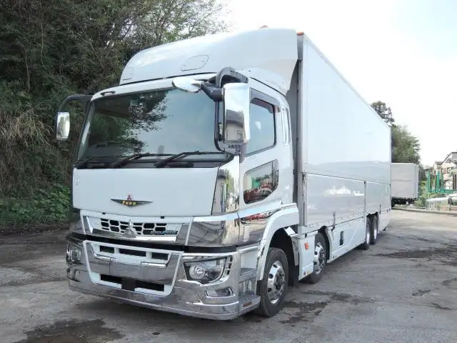 三菱 スーパーグレート 大型 ウイング エアサス ベッド の中古トラック【車両No.125100】