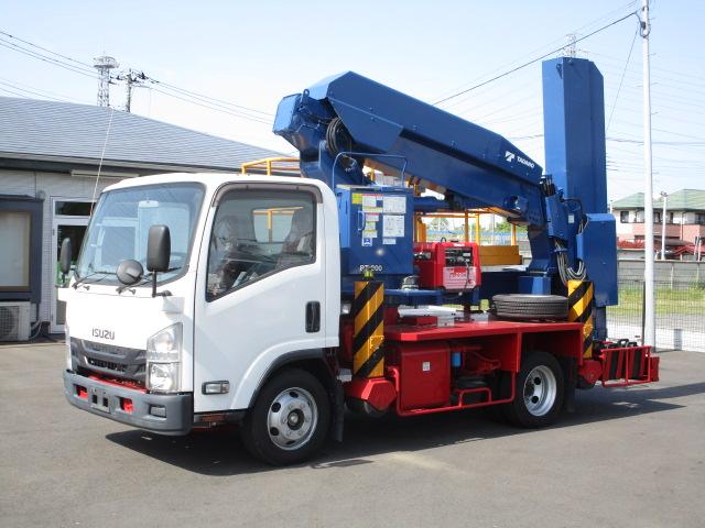 いすゞ エルフ 小型 高所・建柱車 高所作業車