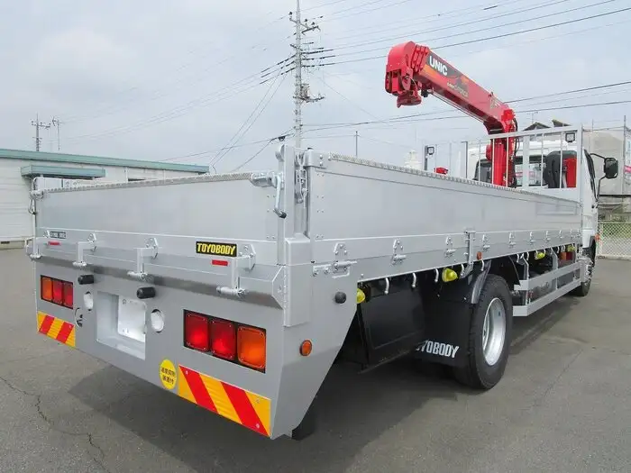 三菱 ファイター 中型/増トン 車両重機運搬 4段クレーン ラジコンの中古トラック画像3