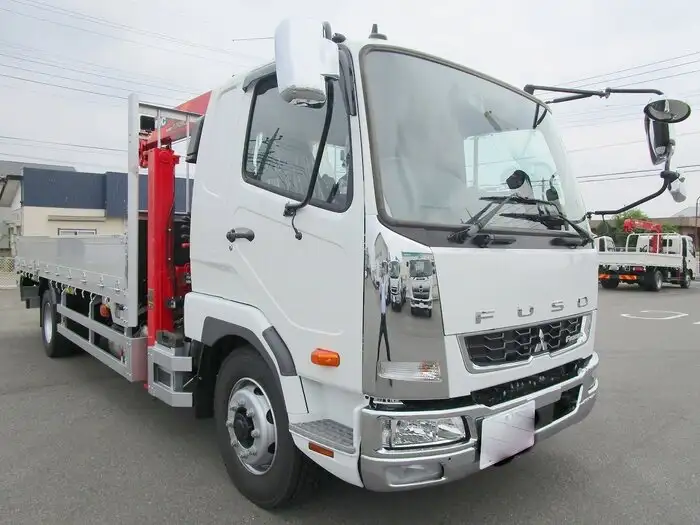 三菱 ファイター 中型/増トン 車両重機運搬 4段クレーン ラジコンの中古トラック画像2