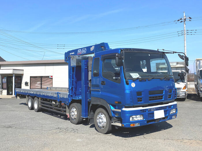 いすゞ ギガ 大型 車両重機運搬 セルフローダー の中古トラック