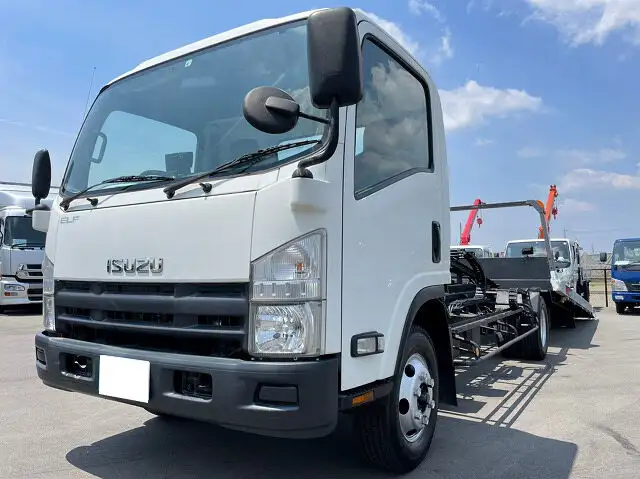 いすゞ エルフ 小型 車両重機運搬 ラジコン ウインチ の中古トラック【車両No.125473】
