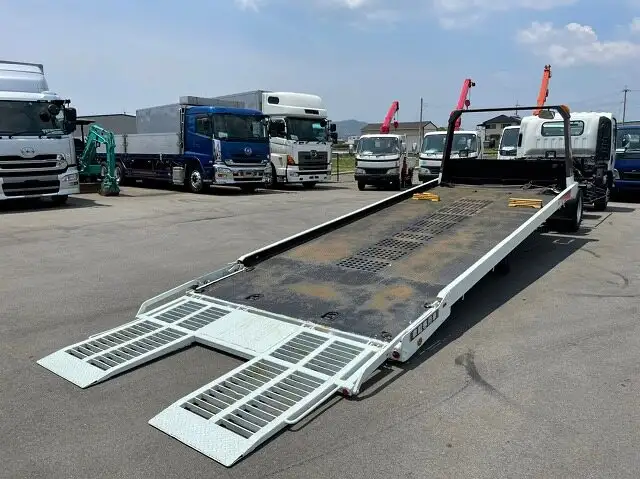 いすゞ エルフ 小型 車両重機運搬 ラジコン ウインチの中古トラック画像8