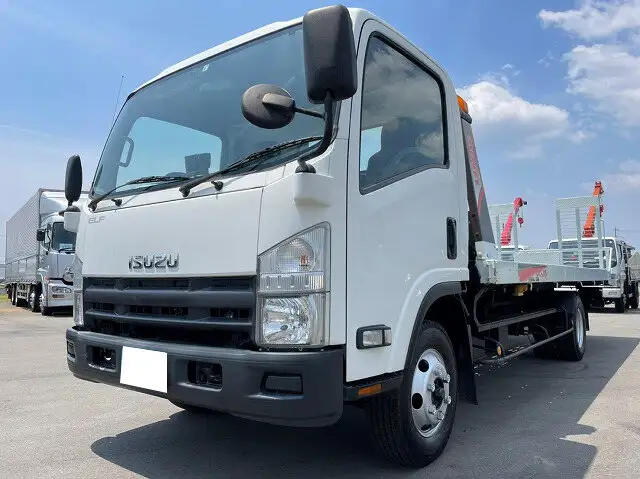 いすゞ エルフ 小型 車両重機運搬 ラジコン ウインチの中古トラック画像3