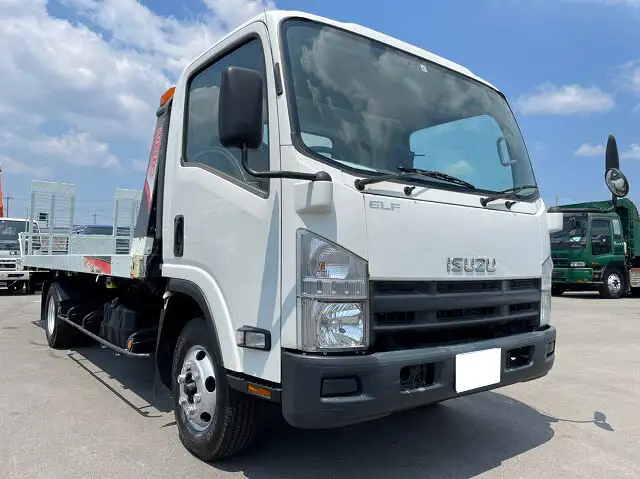 いすゞ エルフ 小型 車両重機運搬 ラジコン ウインチの中古トラック画像4