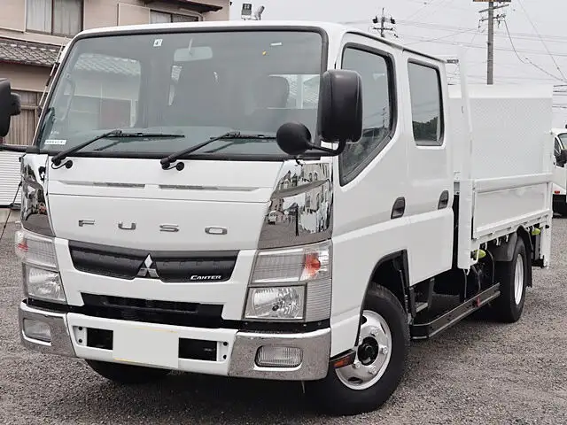 三菱 キャンター 小型 平ボディ Wキャブ パワーゲート の中古トラック【車両No.125533】