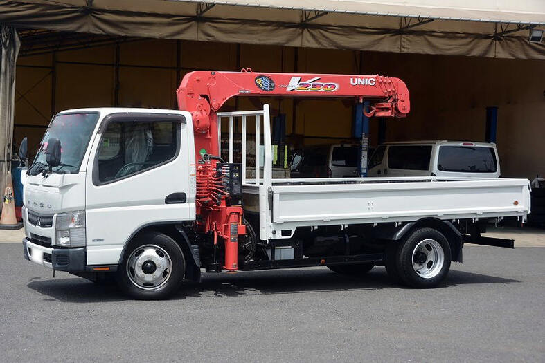 三菱 キャンター 小型 クレーン付 標準ロング TKG-FEA50