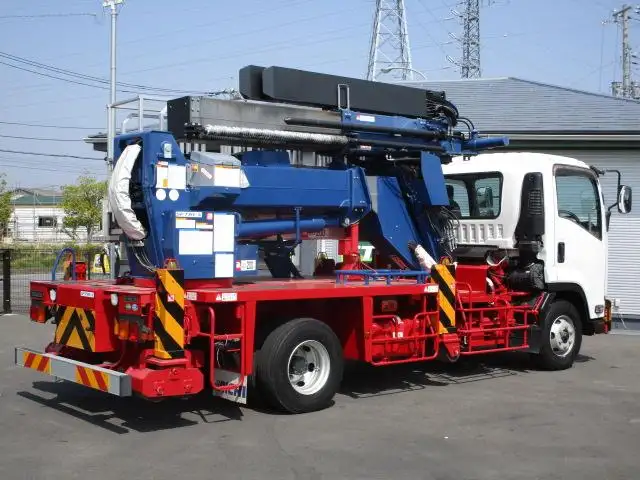 いすゞ フォワード 中型/増トン 高所・建柱車 高所作業車 電工仕様の中古トラック画像2