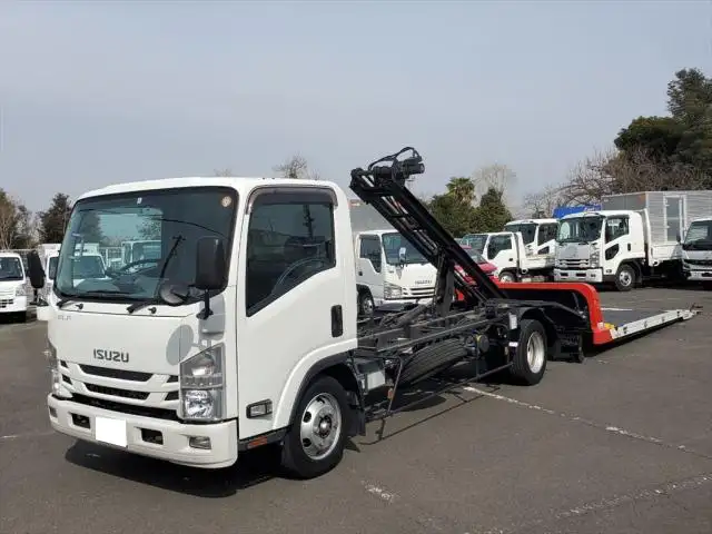 いすゞ エルフ 小型 車両重機運搬 ウインチ 2RG-NPR88ANの中古トラック画像1