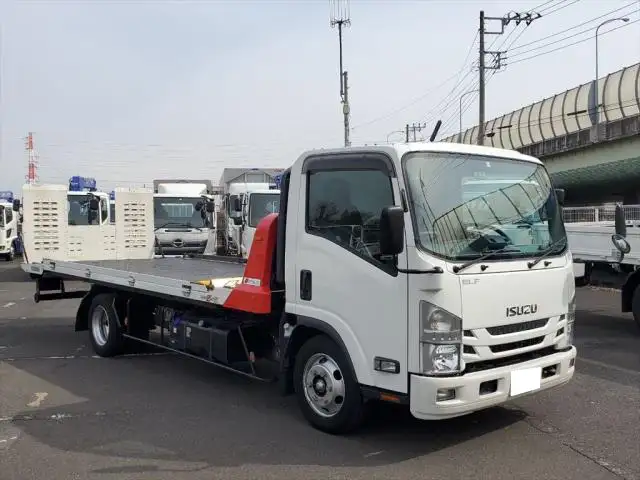 いすゞ エルフ 小型 車両重機運搬 ウインチ 2RG-NPR88ANの中古トラック画像2