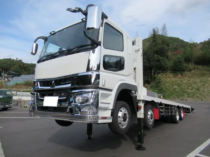 三菱 スーパーグレート 大型 車両重機運搬 ラジコン ウインチの中古トラック画像4