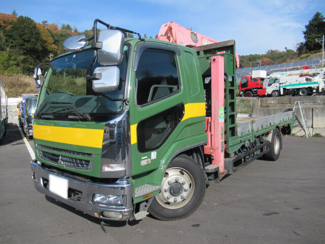 三菱 ファイター 中型/増トン 車両重機運搬 セルフローダー PDG-FM62FZ