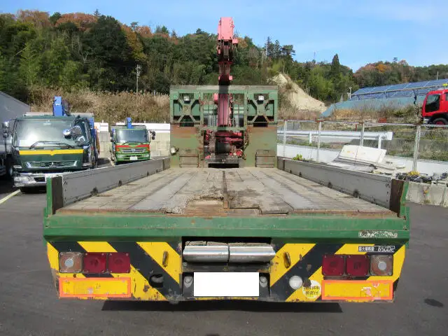 三菱 ファイター 中型/増トン 車両重機運搬 3段クレーン フックインの中古トラック画像3