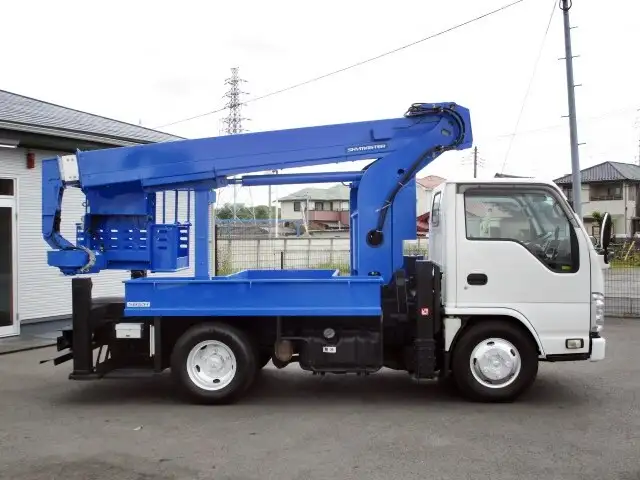 いすゞ エルフ 小型 高所・建柱車 高所作業車 SKG-NKR85Nの中古トラック画像4