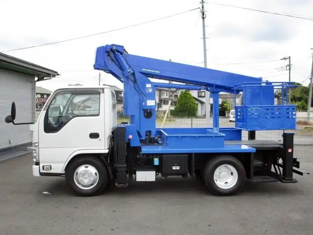 いすゞ エルフ 小型 高所・建柱車 高所作業車 SKG-NKR85Nの中古トラック画像5