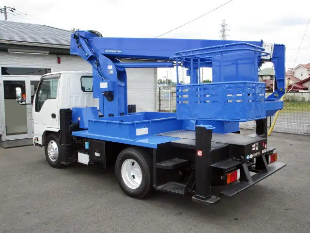 いすゞ エルフ 小型 高所・建柱車 高所作業車 SKG-NKR85Nの中古トラック画像7