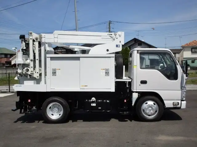 いすゞ エルフ 小型 高所・建柱車 高所作業車 電工仕様の中古トラック画像3
