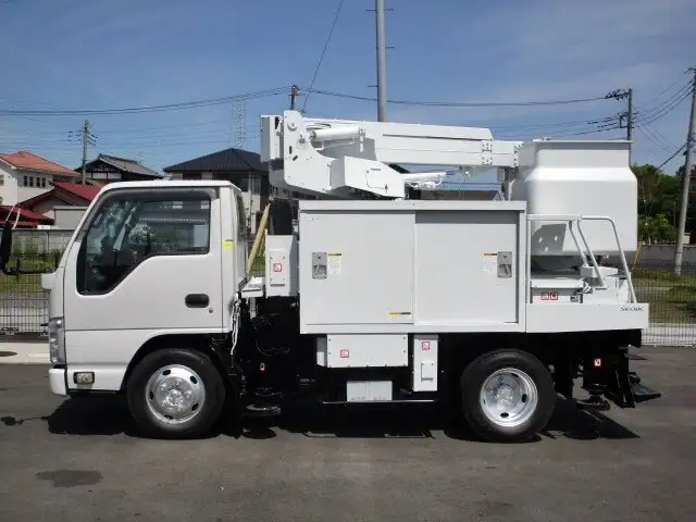 いすゞ エルフ 小型 高所・建柱車 高所作業車 電工仕様の中古トラック画像4