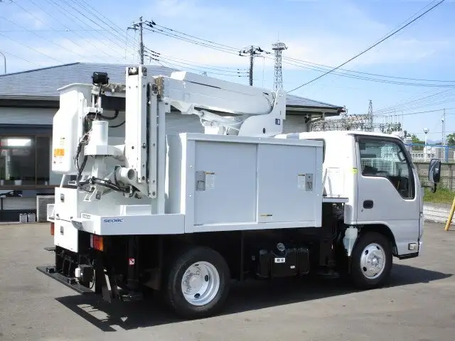 いすゞ エルフ 小型 高所・建柱車 高所作業車 電工仕様の中古トラック画像6