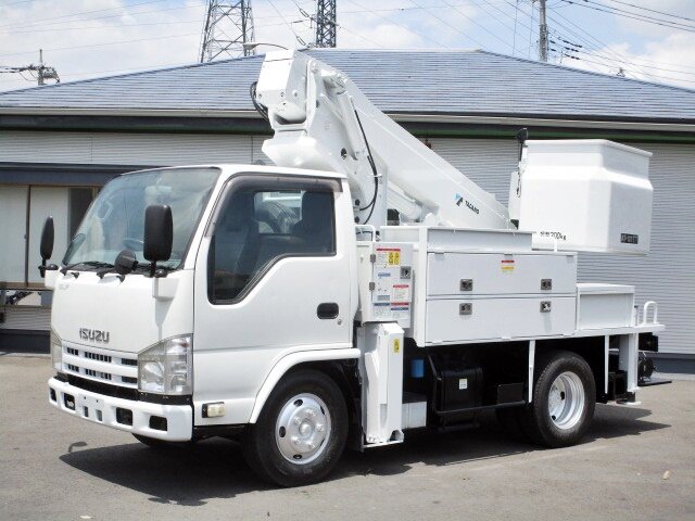 いすゞ エルフ 小型 高所・建柱車 高所作業車 TKG-NKR85N