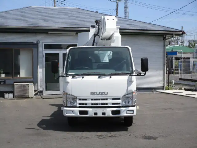 いすゞ エルフ 小型 高所・建柱車 高所作業車 SKG-NKR85ANの中古トラック画像2