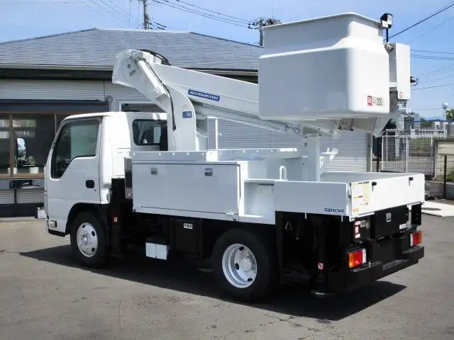 いすゞ エルフ 小型 高所・建柱車 高所作業車 SKG-NKR85ANの中古トラック画像7