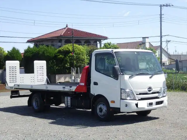 日野 デュトロ 小型 車両重機運搬 セーフティーローダー 2PG