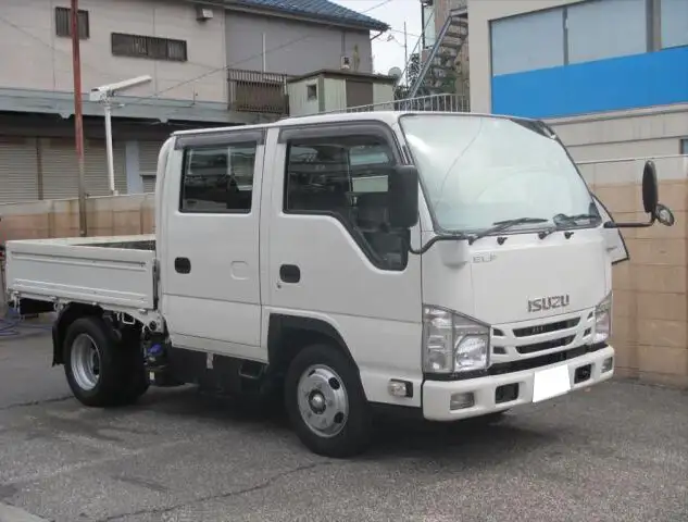 いすゞ エルフ 小型 平ボディ Wキャブ 2RG-NJR88Aの中古トラック画像3