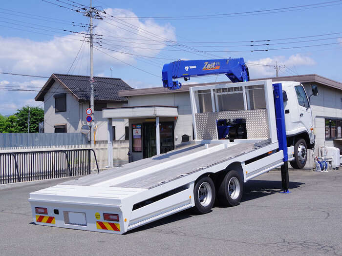 三菱 ファイター 中型 車輌重機運搬 4段クレーン ラジコン|画像4