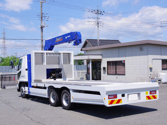 三菱 ファイター 中型 車輌重機運搬 4段クレーン ラジコン|画像5