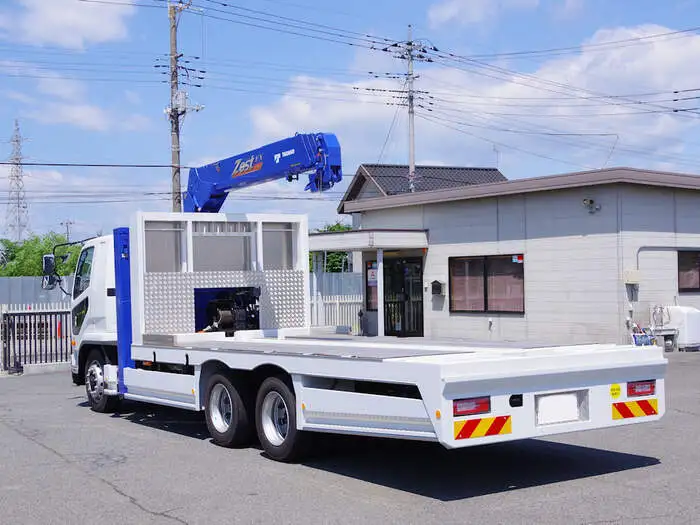 三菱 ファイター 中型/増トン 車両重機運搬 4段クレーン ラジコンの中古トラック画像5