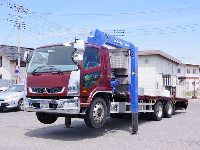 三菱 ファイター 中型/増トン 車両重機運搬 セルフローダー LDG-FQ62F