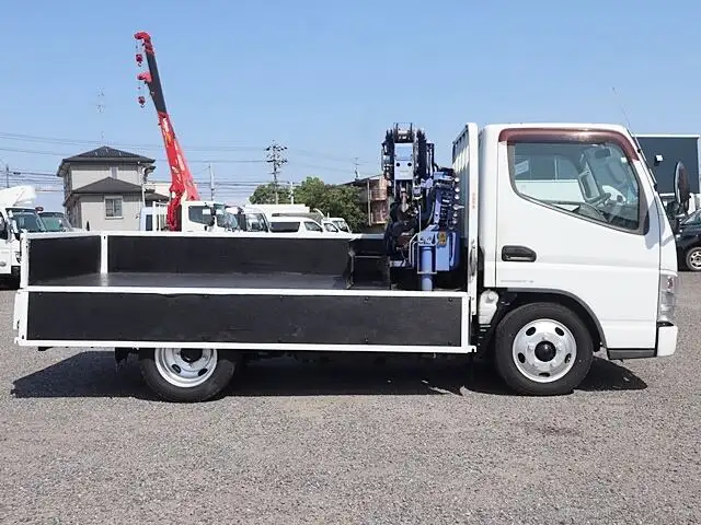三菱 キャンター 小型 クレーン付 床鉄板 4段の中古トラック画像5