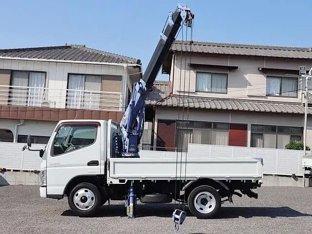 三菱 キャンター 小型 クレーン付 床鉄板 4段の中古トラック画像8