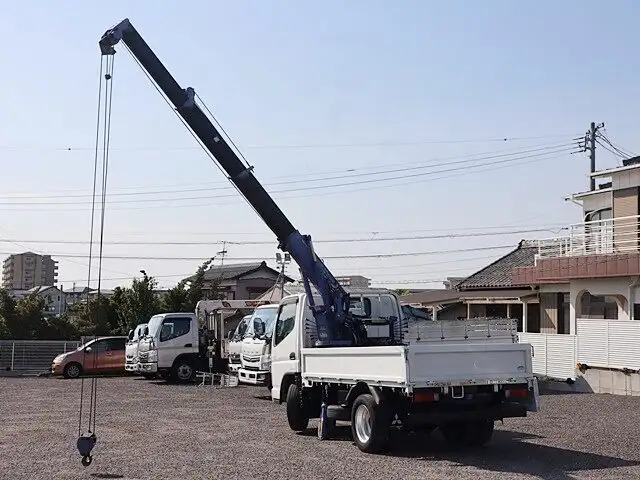 三菱 キャンター 小型 クレーン付 床鉄板 4段の中古トラック画像9