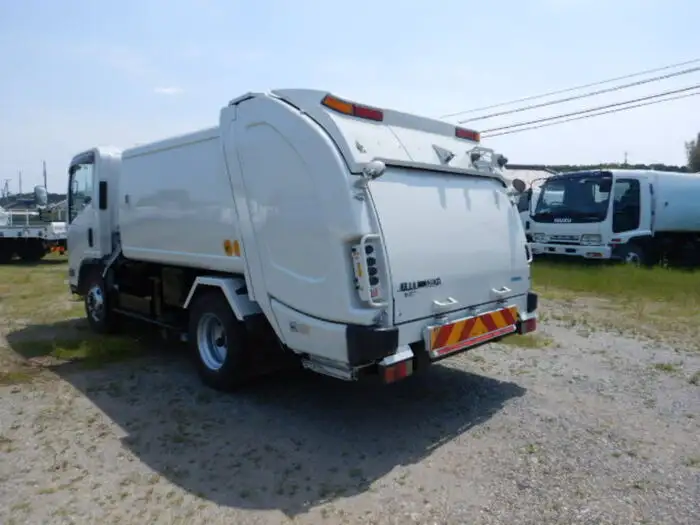 いすゞ エルフ 小型 パッカー車 巻き込み式 回転ダンプ式の中古トラック画像3