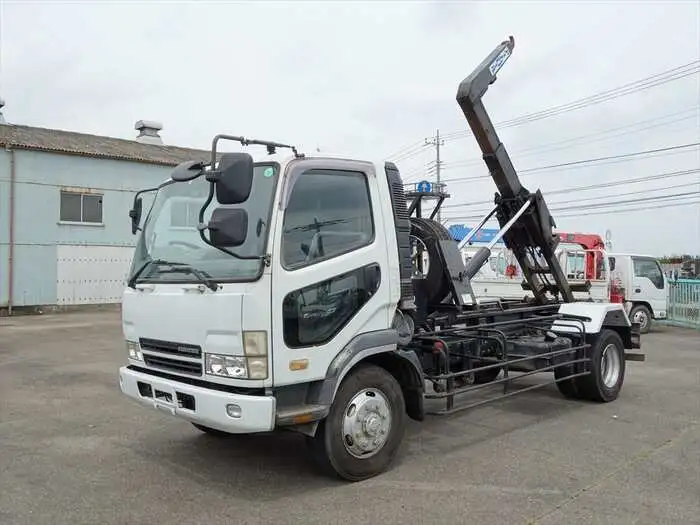 三菱 ファイター 中型/増トン アームロール ツインホイスト KL-FK71HGZの中古トラック画像6