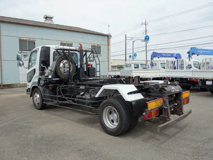 三菱 ファイター 中型/増トン アームロール ツインホイスト KL-FK71HGZの中古トラック画像4