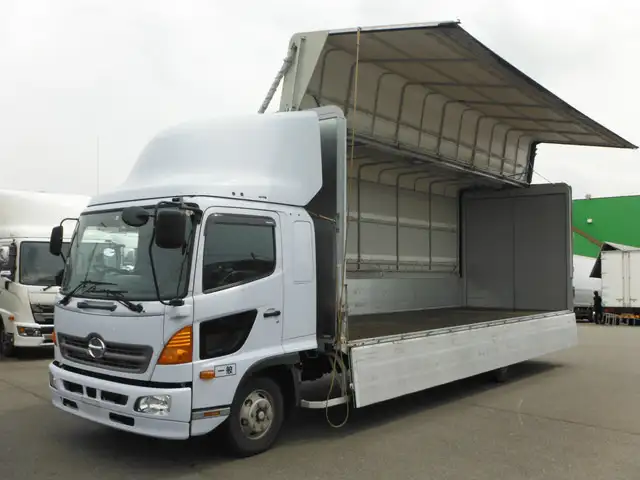 日野 レンジャー 中型/増トン ウイング 幌ウイング ベッドの中古トラック画像6