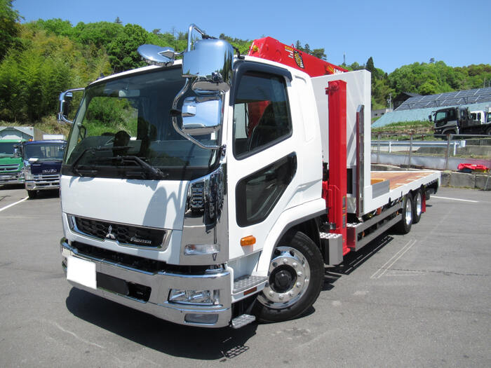 三菱 ファイター 中型/増トン 車両重機運搬 セルフローダー 2DG-FQ62F