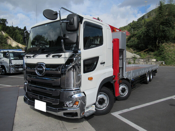 日野 プロフィア 大型 車両重機運搬 セルフローダー 2KG-FW1EHG