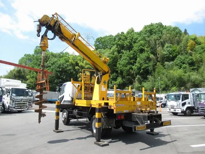 三菱 ファイター 中型/増トン 高所・建柱車 建柱車 U-FM618Fの中古トラック画像5