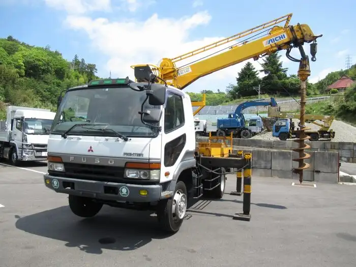 三菱 ファイター 中型/増トン 高所・建柱車 建柱車 U-FM618Fの中古トラック画像4