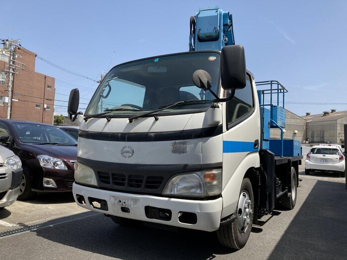 日野 デュトロ 小型 高所・建柱車 高所作業車 PB-XZU301E