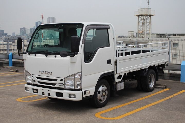 いすゞ エルフ 小型 平ボディ 10尺 TRG-NJR85A