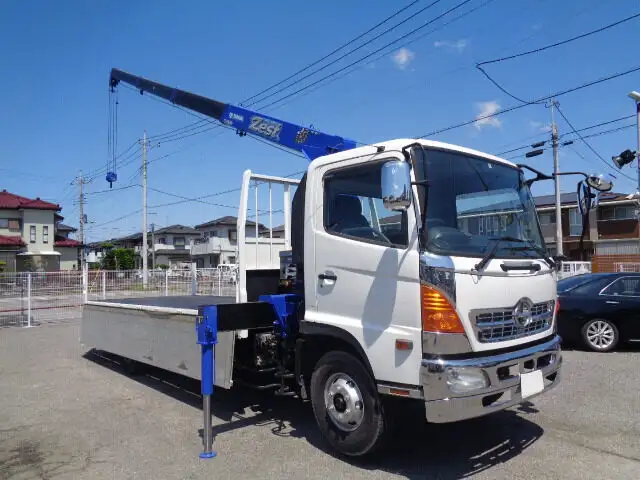 日野 レンジャー 中型/増トン クレーン付 床鉄板 アルミブロックの中古トラック画像2