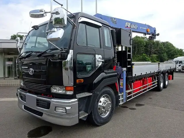 日産UD ビッグサム 大型 クレーン付 アルミブロック エアサスの中古トラック画像1