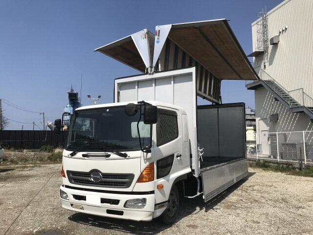日野 レンジャー 中型/増トン ウイング ワイド BKG-FD7JLYA